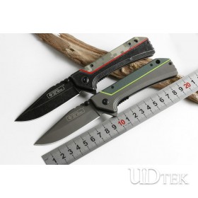 Chong Ming 357 fast opening folding knife with two colors UD405162